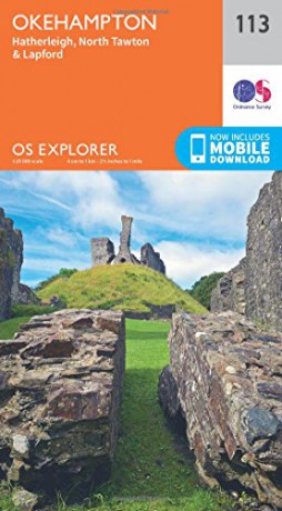 OS Explorer Map 113 Okehampton - Ordnance Survey [KSIĄŻKA]