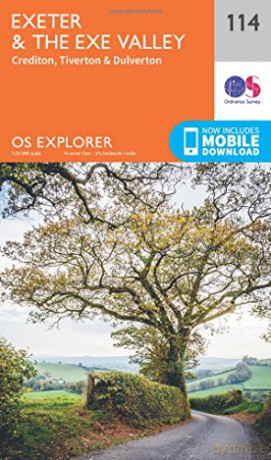 OS Explorer Map 114 Exeter and the Exe Valley - Ordnance Survey [KSIĄŻKA]