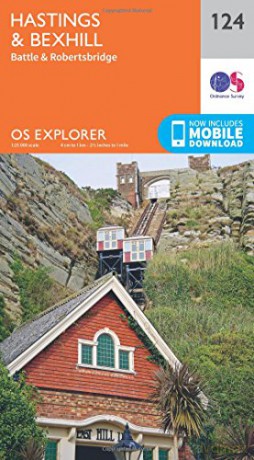 OS Explorer Map 124 Hastings and Bexhill - Ordnance Survey [KSIĄŻKA]