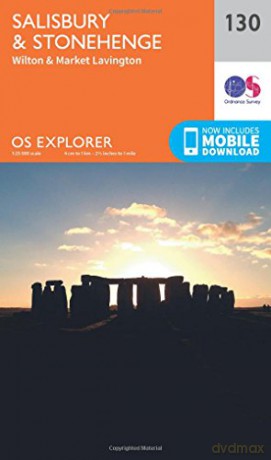 OS Explorer Map 130 Salisbury and Stonehenge - Ordnance Survey [KSIĄŻKA]