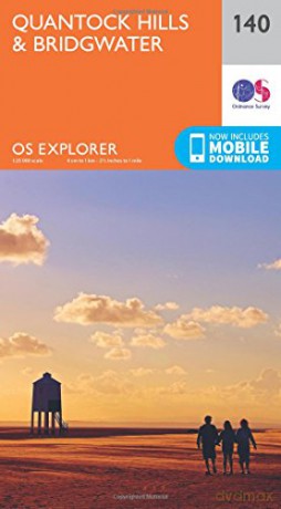OS Explorer Map 140 Quantock Hills and Bridgwater - Ordnance Survey [KSIĄŻKA]