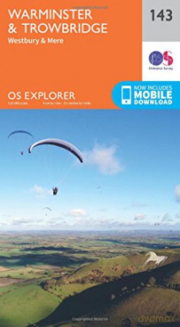 OS Explorer Map 143 Warminster and Trowbridge - Ordnance Survey [KSIĄŻKA]