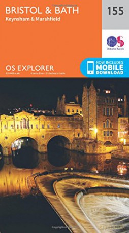 OS Explorer Map 155 Bristol and Bath - Ordnance Survey [KSIĄŻKA]