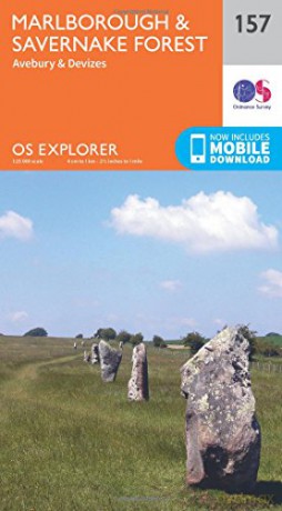 OS Explorer Map 157 Marlborough and Savernake Forest - Ordnance Survey [KSIĄŻKA]