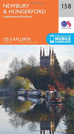 OS Explorer Map 158 Newbury and Hungerford - Ordnance Survey [KSIĄŻKA]