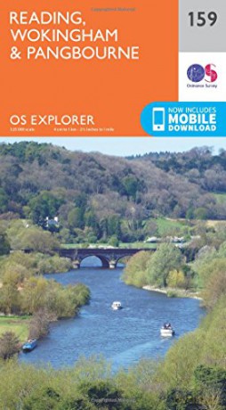 OS Explorer Map 159 Reading, Wokingham and Pangbourne - Ordnance Survey [KSIĄŻKA]