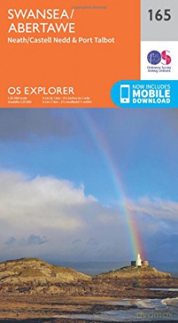 OS Explorer Map 165 Swansea, Neath and Port Talbot - Ordnance Survey [KSIĄŻKA]