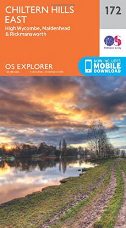 OS Explorer Map 172 Chiltern Hills East - Ordnance Survey [KSIĄŻKA]