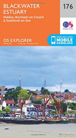 OS Explorer Map 176 Blackwater Estuary - Ordnance Survey [KSIĄŻKA]