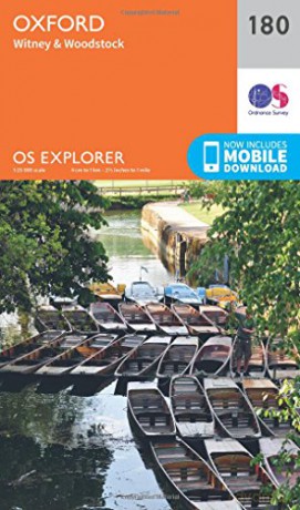 OS Explorer Map 180 Oxford, Witney and Woodstock - Ordnance Survey [KSIĄŻKA]