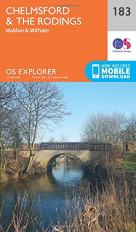 OS Explorer Map 183 Chelmsford and the Rodings - Ordnance Survey [KSIĄŻKA]