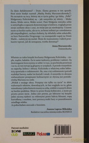 Widok Z Mojego Okna Przepisy Nie Tylko Na Życie - Malgorzata Kalicińska [KSIĄŻKA]
