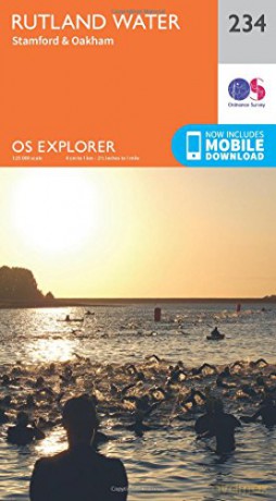 OS Explorer Map 234 Rutland Water, Stamford and Oakham - Ordnance Survey [KSIĄŻKA]