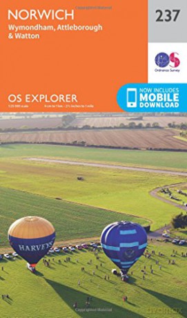 OS Explorer Map 237 Norwich - Ordnance Survey [KSIĄŻKA]