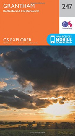 OS Explorer Map 247 Grantham - Ordnance Survey [KSIĄŻKA]