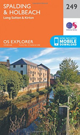 OS Explorer Map 249 Spalding and Holbeach - Ordnance Survey [KSIĄŻKA]