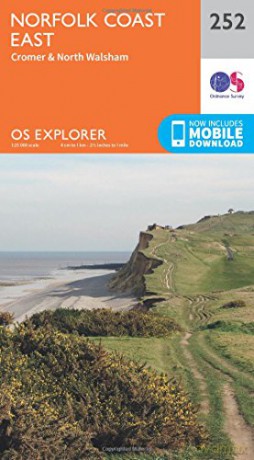 OS Explorer Map 252 Norfolk Coast East - Ordnance Survey [KSIĄŻKA]