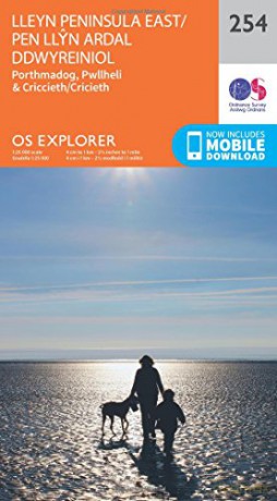 OS Explorer Map 254 Lleyn Peninsula East - Ordnance Survey [KSIĄŻKA]