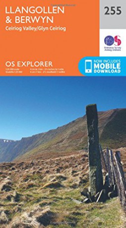 OS Explorer Map 255 Llangollen and Berwyn - Ordnance Survey [KSIĄŻKA]