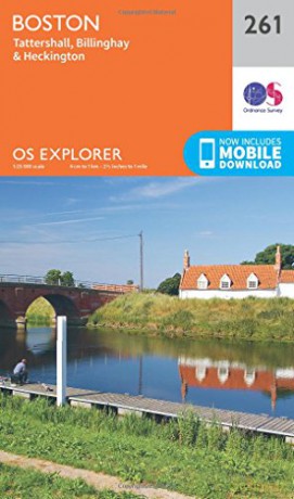 OS Explorer Map 261 Boston - Ordnance Survey [KSIĄŻKA]