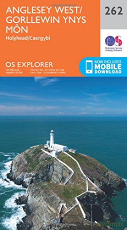 OS Explorer Map 262 Anglesey West - Ordnance Survey [KSIĄŻKA]