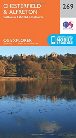 OS Explorer Map 269 Chesterfield and Alfreton OS Explorer Active Map - Ordnance Survey [KSIĄŻKA]