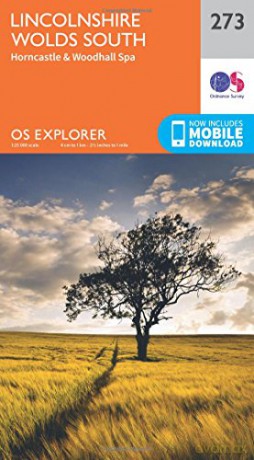 OS Explorer Map 273 Lincolnshire Wolds South, OS Explorer Paper Map - Ordnance Survey [KSIĄŻKA]