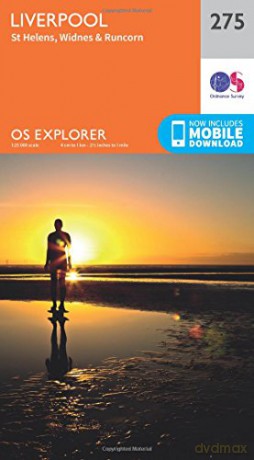 OS Explorer Map 275 Liverpool St Helens - Widnes and Runcorn,OS Explorer Paper Map OS Explorer Active Map - Ordnance Survey [KSIĄŻKA]