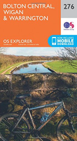 OS Explorer Map 276 Bolton Wigan and Warrington OS Explorer Paper Map - Ordnance Survey [KSIĄŻKA]