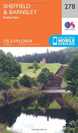 OS Explorer Map 278 Sheffield and Barnsley OS Explorer Paper Map - Ordnance Survey [KSIĄŻKA]
