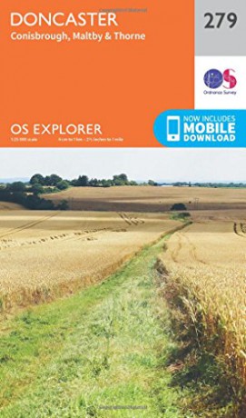OS Explorer Map 279 Doncaster Conisbrough Maltby and Thorne OS Explorer Paper Map OS Explorer Active Map - Ordnance Survey [KSIĄŻKA]