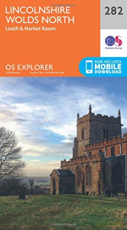 OS Explorer Map 282 Lincolnshire Wolds North OS Explorer Paper Map - Ordnance Survey [KSIĄŻKA]