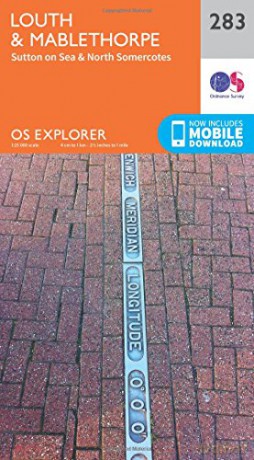 OS Explorer Map 283 Louth and Mablethorpe OS Explorer Paper Map - Ordnance Survey [KSIĄŻKA]