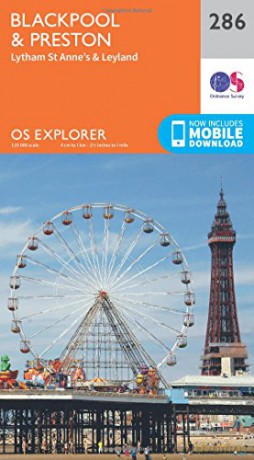 OS Explorer Map 286 Blackpool and Preston OS Explorer Paper Map - Ordnance Survey [KSIĄŻKA]
