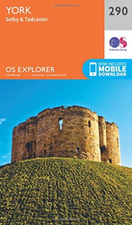 OS Explorer Map 290 York OS Explorer Paper Map - Ordnance Survey [KSIĄŻKA]