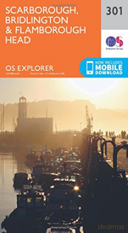 OS Explorer Map 301 Scarborough, Bridlington and Flamborough Head OS Explorer Paper Map - Ordnance Survey [KSIĄŻKA]