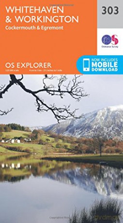 OS Explorer Map 303 Whitehaven and Workington OS Explorer Paper Map OS Explorer Active Map - Ordnance Survey [KSIĄŻKA]