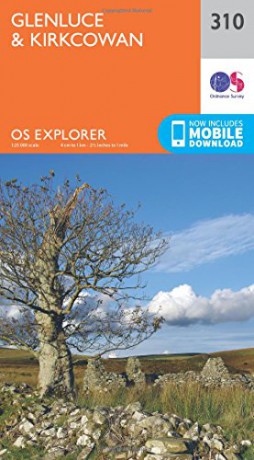 OS Explorer Map 310 Glenluce and Kirkcowan OS Explorer Paper Map - Ordnance Survey [KSIĄŻKA]