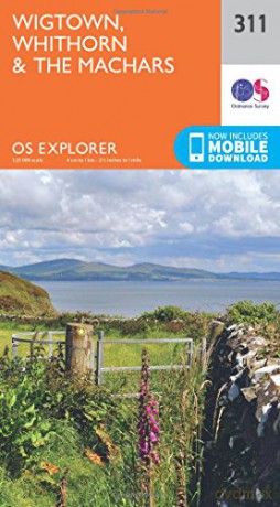 OS Explorer Map 311 Wigtown, Whithorn and the Machars OS Explorer Paper Map - Ordnance Survey [KSIĄŻKA]