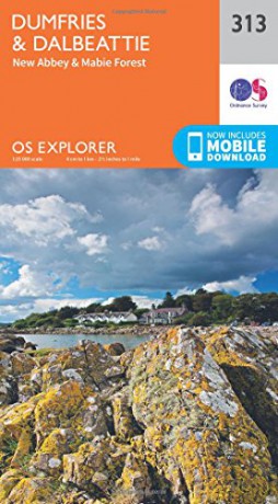 OS Explorer Map 313 Dumfries and Dalbeattie OS Explorer Paper Map - Ordnance Survey [KSIĄŻKA]