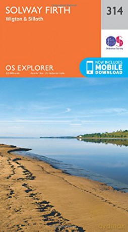OS Explorer Map 314 Solway Firth, Wigton and Silloth OS Explorer Paper Map - Ordnance Survey [KSIĄŻKA]