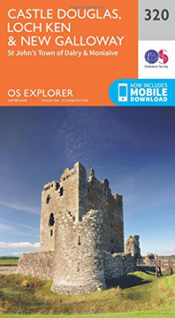 OS Explorer Map 320 Castle Douglas, Loch Ken and New Galloway OS Explorer Paper Map - Ordnance Survey [KSIĄŻKA]