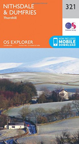 OS Explorer Map 321 Nithsdale and Dumfries OS Explorer Paper Map - Ordnance Survey [KSIĄŻKA]