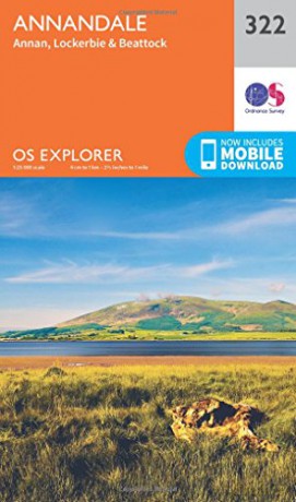 OS Explorer Map 322 Annandale OS Explorer Paper Map - Ordnance Survey [KSIĄŻKA]