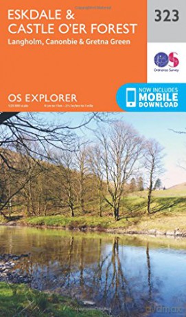 OS Explorer Map 323 Eskdale and Castle O'er Forest OS Explorer Paper Map - Ordnance Survey [KSIĄŻKA]