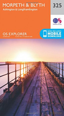 OS Explorer Map 325 Morpeth and Blyth OS Explorer Paper Map - Ordnance Survey [KSIĄŻKA]