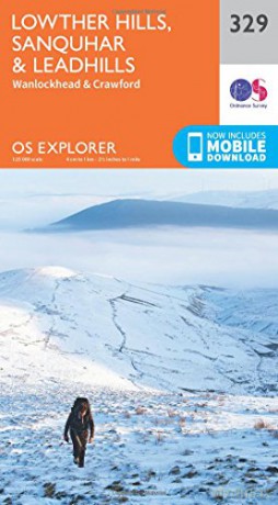 OS Explorer Map 329 Lowther Hills Sanquhar and Leadhills OS Explorer Active Map - Ordnance Survey [KSIĄŻKA]