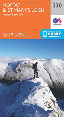 OS Explorer Map 330 Moffat and St Mary's Loch OS Explorer Active Map - Ordnance Survey [KSIĄŻKA]