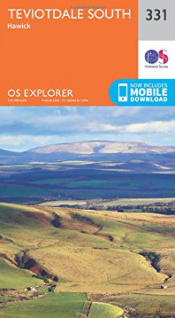 OS Explorer Map 331 Teviotdale South OS Explorer Active Map - Ordnance Survey [KSIĄŻKA]