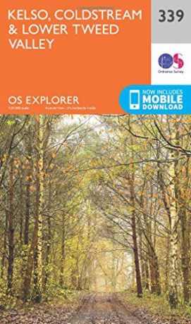 OS Explorer Map 339 Kelso, Coldstream and Lower Tweed Valley OS Explorer Paper Map OS Explorer Active Map - Ordnance Survey [KSIĄŻKA]